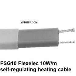 FSG10 10W/m Flexelec zelfregulerende verwarmingskabel