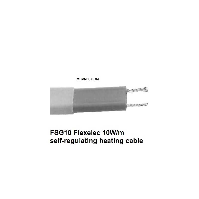 FSG 10 10W/m Flexelec auto-regulação do cabo de aquecimento