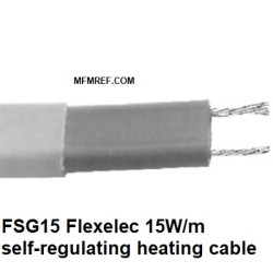 Flexelec  FSG 15 15W/m  auto-regulação do cabo de aquecimento
