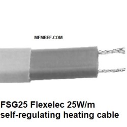 FSG25 25W/m  Flexelec câble de chauffage autorégulé