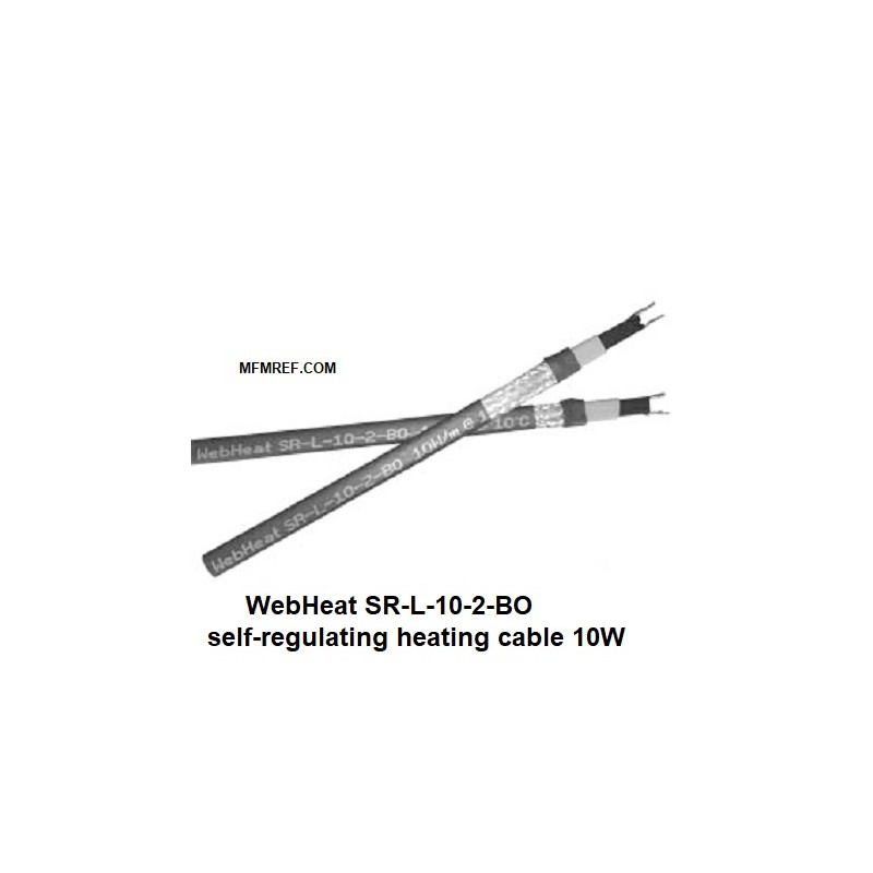 SR-L-10-2-BO WebHeat  zelfregulerende verwarmingskabel 10W 5Mtr