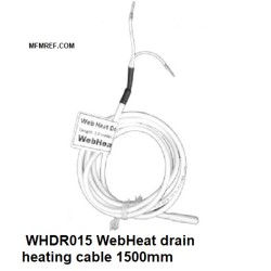 WHDR015 WebHeat cable calefactor de drenaje Longitud calentada:1500 mm