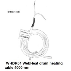 WHDR04  WebHeat cable calefactor de drenaje Longitud calentada 4000 mm
