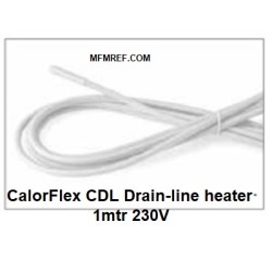 DCL flexibele Afvoerleiding verwarmer 1mtr 230V Merk CalorFlex Italië