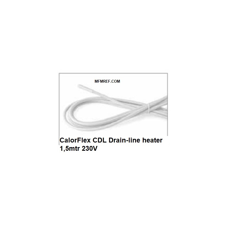 Defrost heating CalorFlex for freezer drain pipes internally 1,5mtr