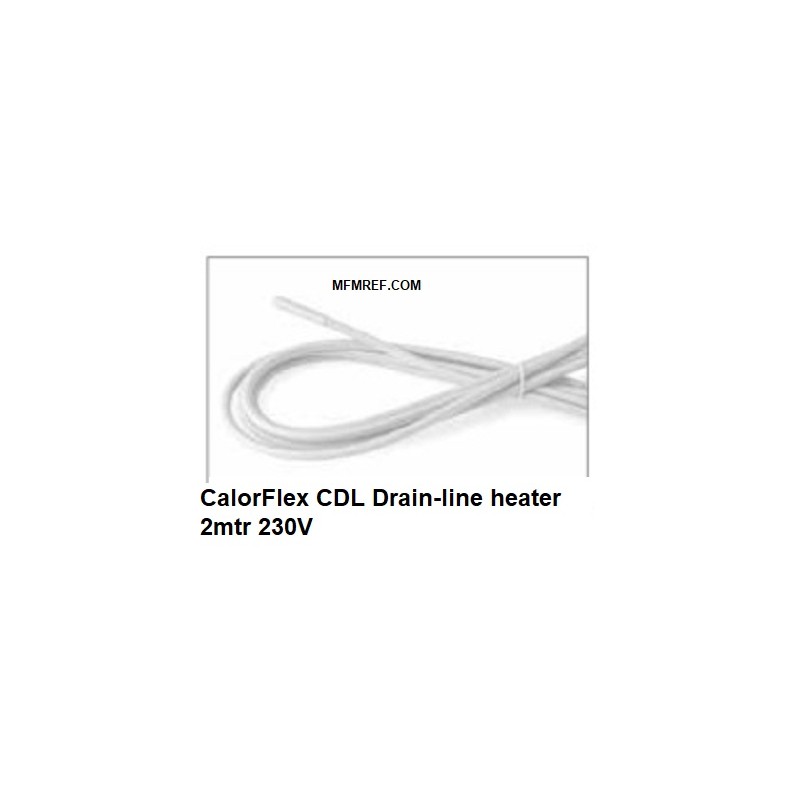 Defrost heating CalorFlex for freezer drain pipes internally 2meter