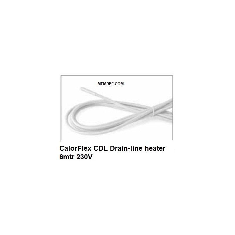 Defrost heating CalorFlex for freezer drain pipes internally 6meter