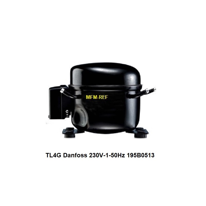 TL4G Danfoss compressore ermetico 230V-1-50Hz - R134a. 195B0513