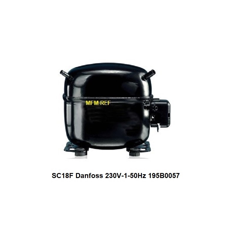 SC18F Danfoss hermetic compressor 230V-1-50Hz - R134a. 195B0057