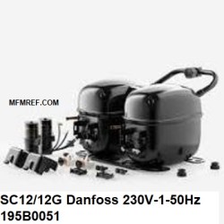 SC12/12G Danfoss hermético compressor 230V-1-50Hz - R134a 195B0051