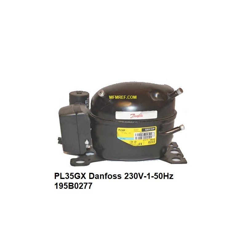 PL35GX Danfoss compressore ermetico 230V-1-50Hz - R134a. 195B0277