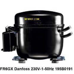 FR6GX Danfoss hermetic compressor 230V-1-50Hz - R134a. 195B0191