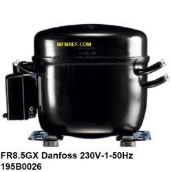 FR8.5GX Danfoss hermetic compressor 230V-1-50Hz - R134a. 195B0026