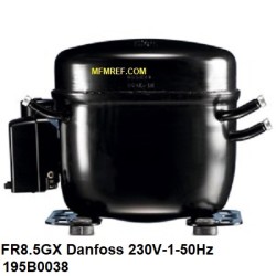 FR8.5CLX Danfoss hermetic compressor 230V-1-50Hz  R404A-R507. 195B0038