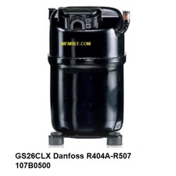 GS26CLX Danfoss hermetic compressor 230V-1-50Hz - R404A-R507. 107B0500