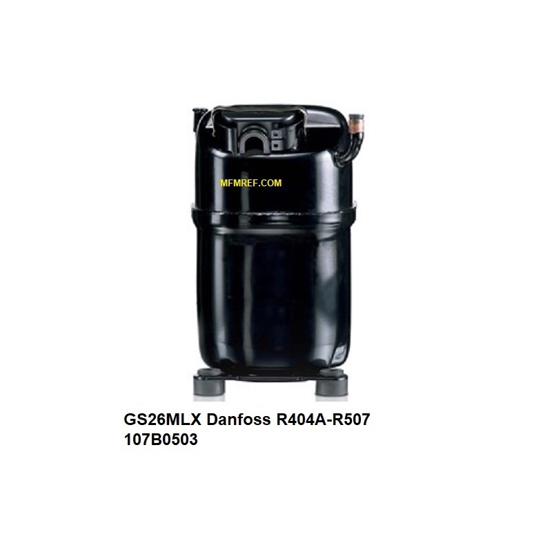 GS21MLX Danfoss hermético compressor 230V-1-50Hz - R404A-R507 107B0502