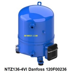 NTZ136-4VI Danfoss hermético compresor 400V R452A-R404A-R507 120F00236
