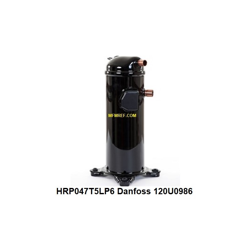 HRP047T5LP6 Danfoss compresseur scroll 220-240V-1-50Hz R407C. 120U0986