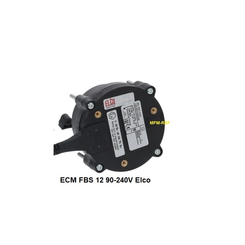 ECM FBS 12 90-240V Elco ventilador motor eficiente da energia 12W