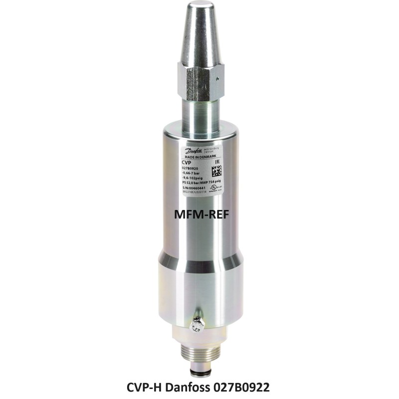 Regulador de presión HP constante CVP-H Danfoss 25 tot 52 bar. 027B0922