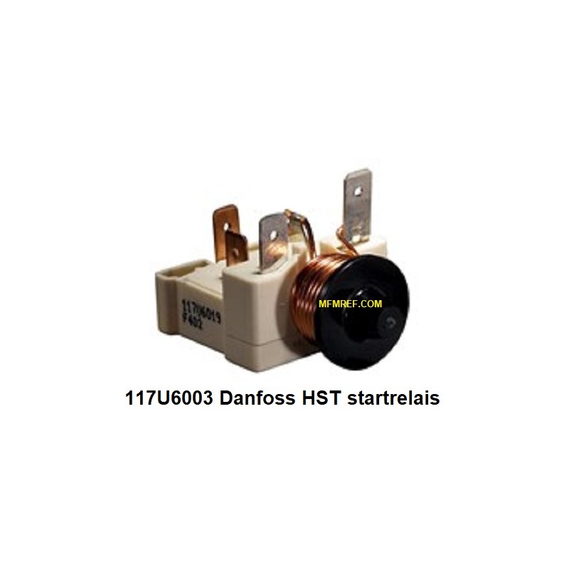 Danfoss HST-startrelais type 117U6003 voor hermetische aggregaten