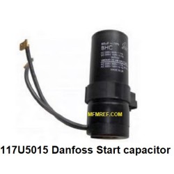 Danfoss Start capacitor 80µF 117U5015 for hermetic aggregates