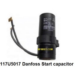 Danfoss 117U5017 Start capacitor  80µF for hermetic aggregates