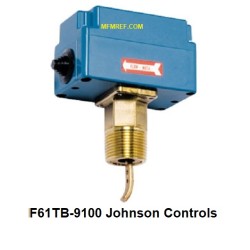 F61TB-9100 Johnson Controls  interruptor de fluxo para líquido 1"