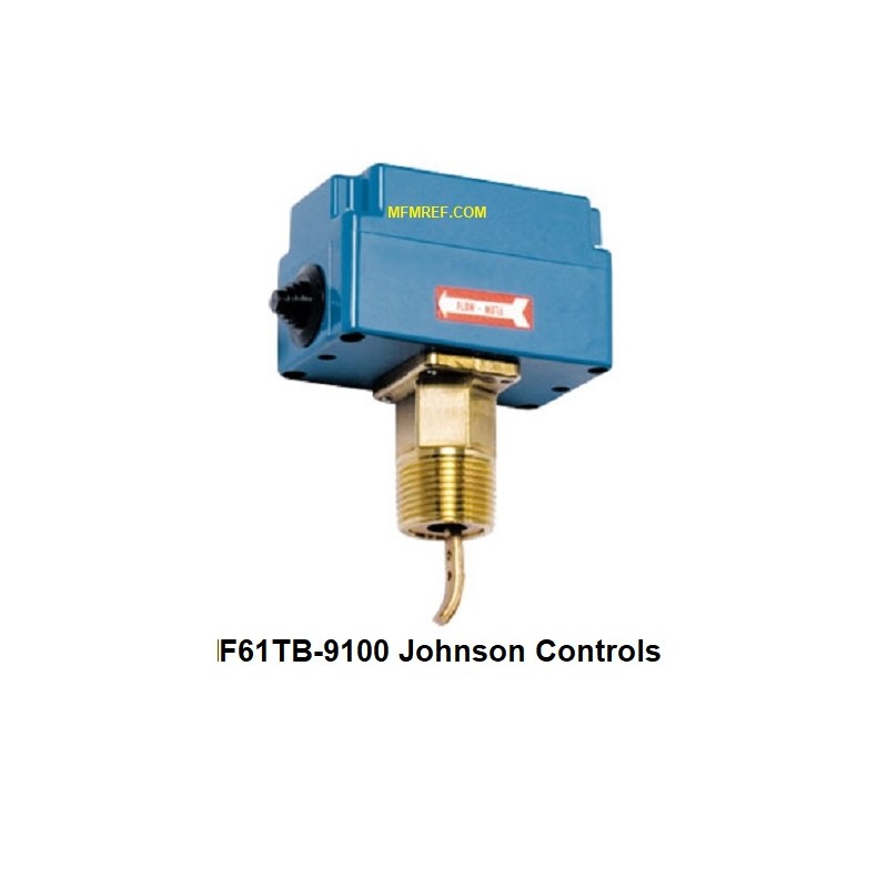 F61TB-9100 Johnson Controls  interruptor de fluxo para líquido 1"