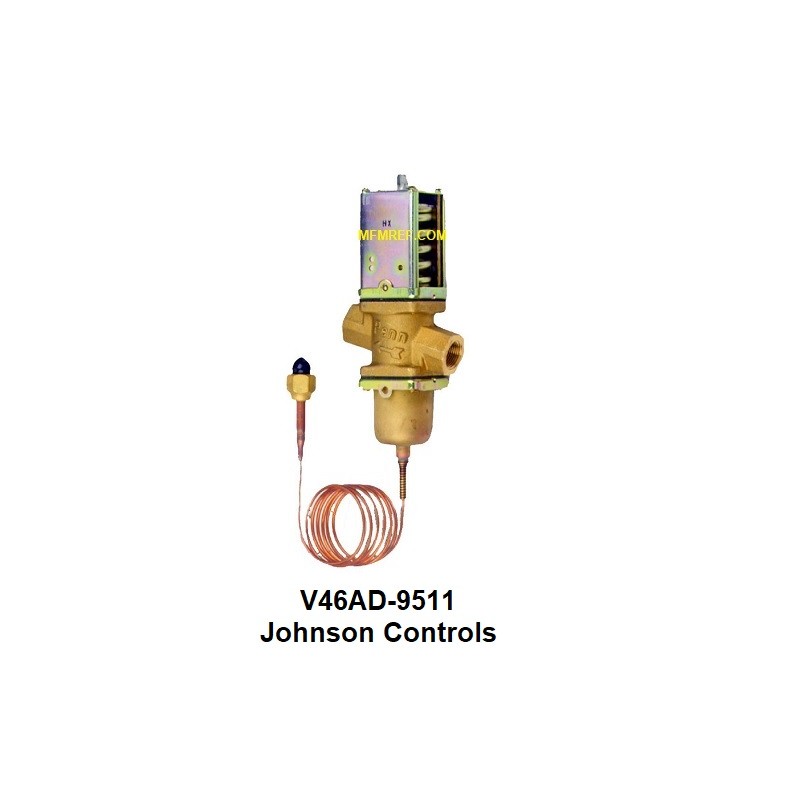 V46AD-9511 Johnson Controls  válvula de controle de pressão de água 1"