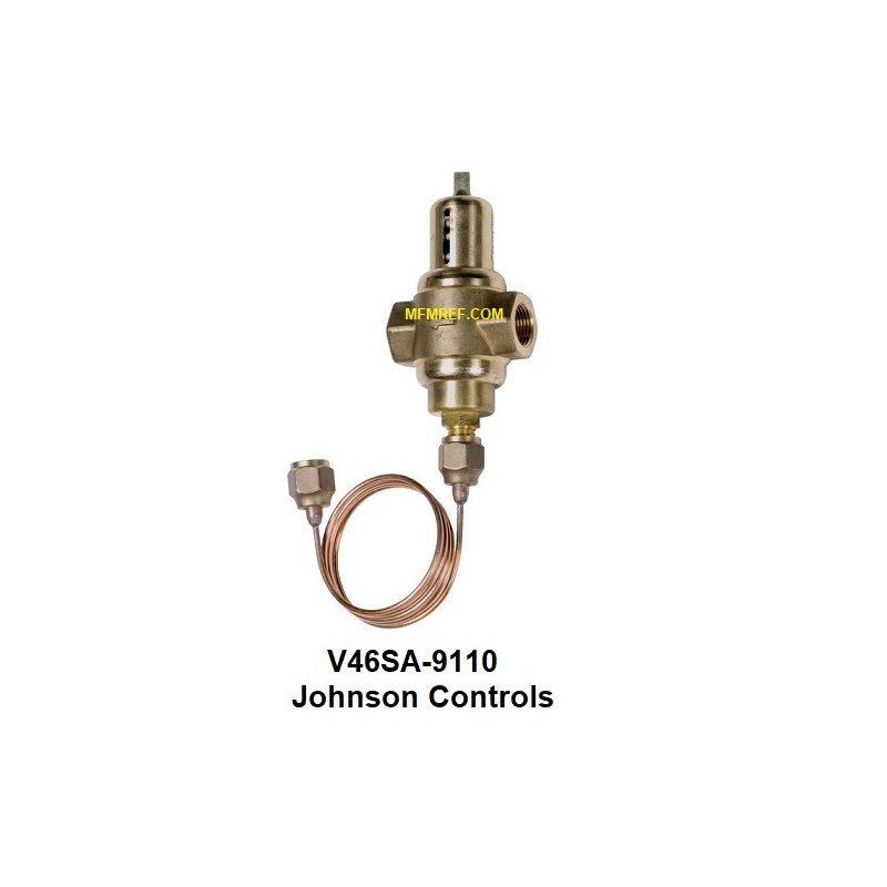 V46SA-9110  Johnson Controls válvula de control de agua dos vías 3/8