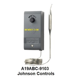 Johnson Controls A19ABC-9103 diferencia ajustable de termostato