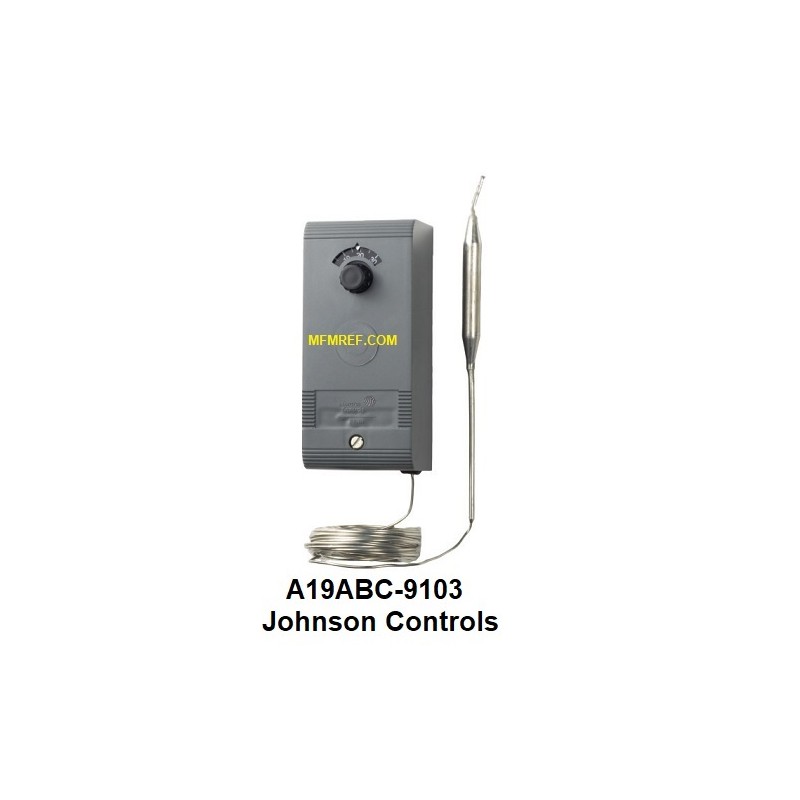 Johnson Controls A19ABC-9103 diferencia ajustable de termostato