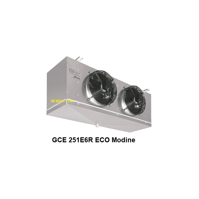 GCE251E6R ECO Modine enfriador de techo separación de aletas:  6 mm