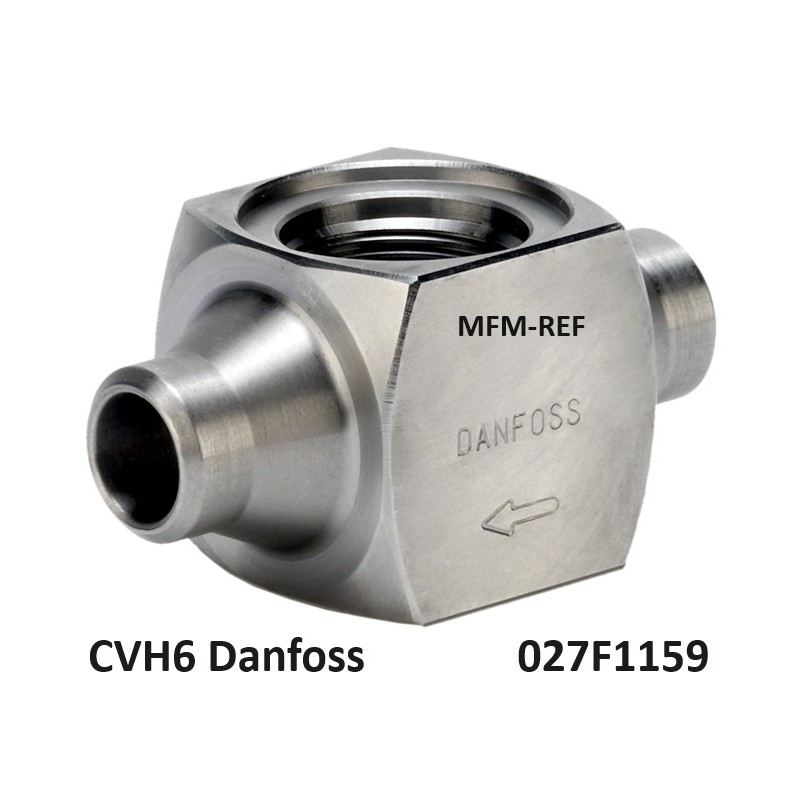 027F1159 Danfoss, carcasa de la válvula de control, CVH 61/4 voor CVP - CVPP - CVC - CVT – EVM