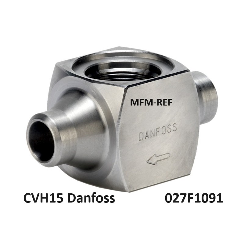 CVH15 Danfoss carcasa de la válvula de control ø22-31mm. 027F1091