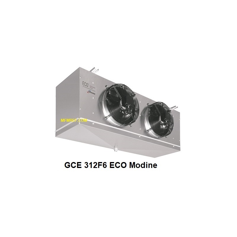 Modine GCE 312F6 ECO Evaporador espaçamento entre as aletas : 6 mm