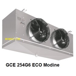 Modine GCE 254G6 ECO air cooler fin spacing: 6 mm before Luvata