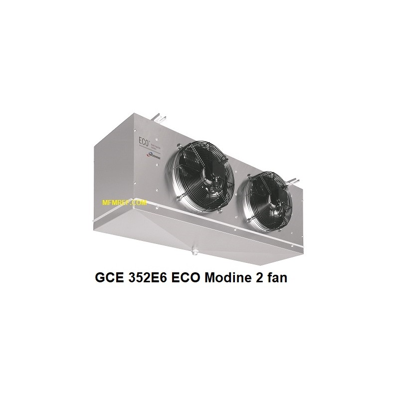 Modine GCE 352E6 ECO air cooler fin spacing: 6 mm: before Luvata
