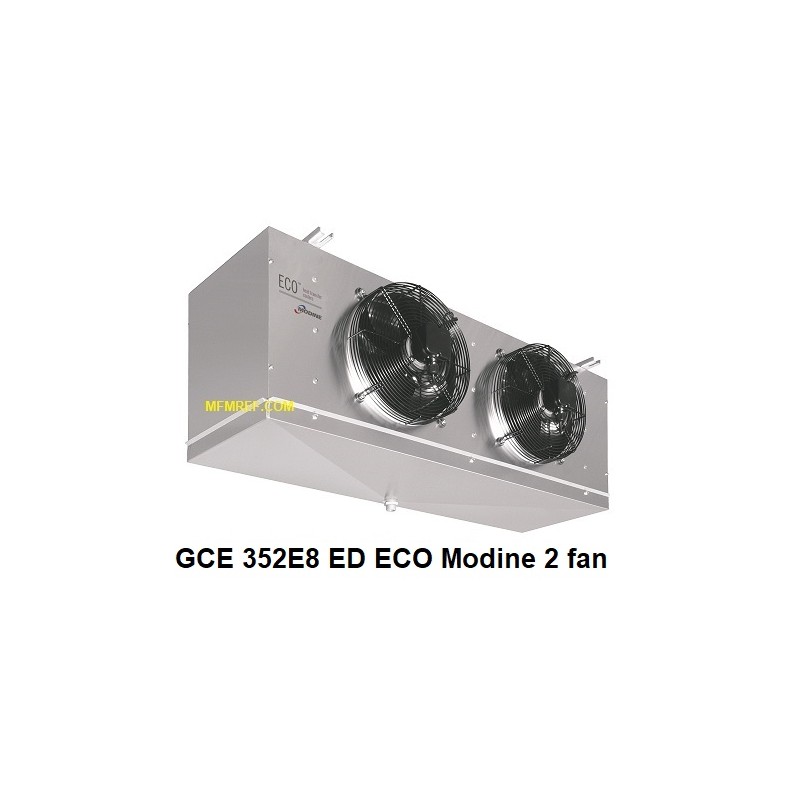 GCE 352E8 ED ECO air cooler with electric defrost fin spacing: 8 mm
