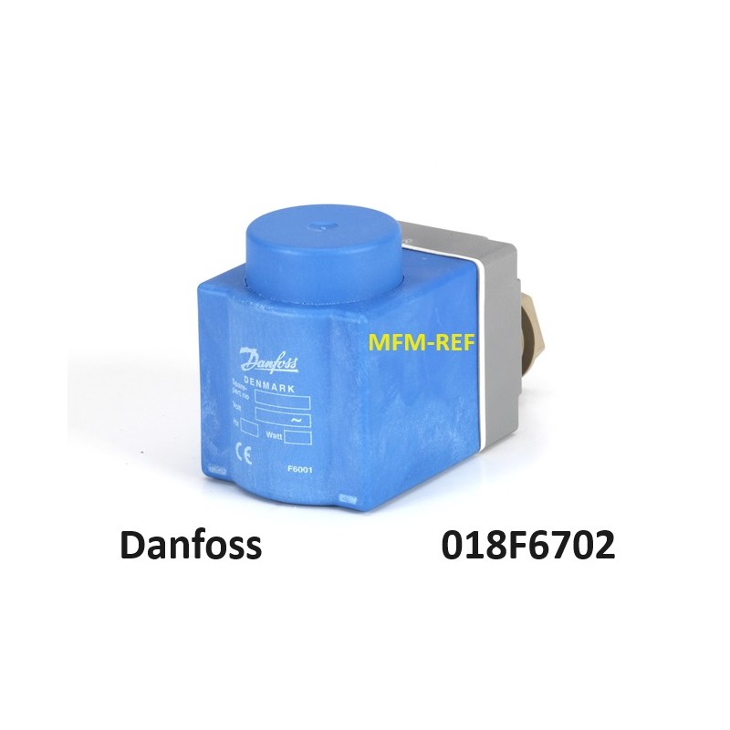Bobina 10W Danfoss para válvula de solenoide 018F6702