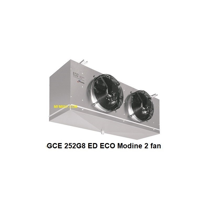 Modine GCE 252G8 ED ECO luchtkoeler met  ontdooiing lamelafstand: 8mm