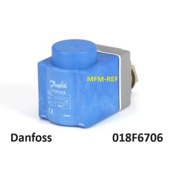 12V Danfoss bobina para válvula  solenoide EVR con caja IP67 018F6706