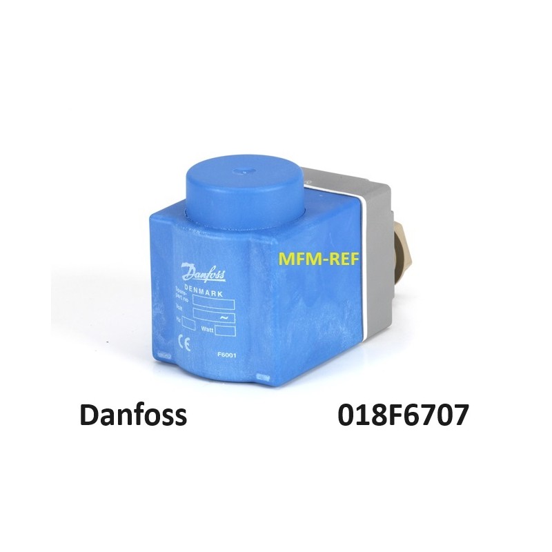 24V Danfoss Bobina  para válvula de solenoide EVR 018F6707