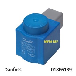 220V Danfoss coil for EVR solenoid valve with DIN plugs and protective cap-IP20 018F6189