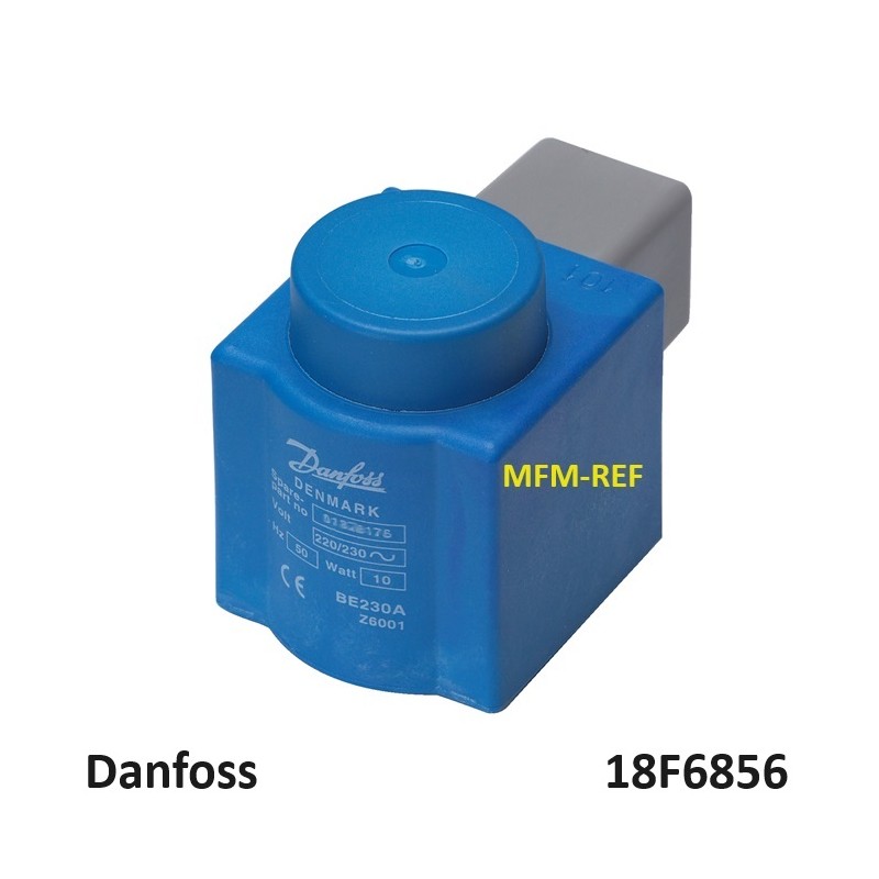 12V Danfoss-Spule für EVR-Magnetventil mit Anschlussdose 018F6856