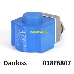 24V Danfoss bobina para EVR válvula solenóide  com plugue DIN 018F6807