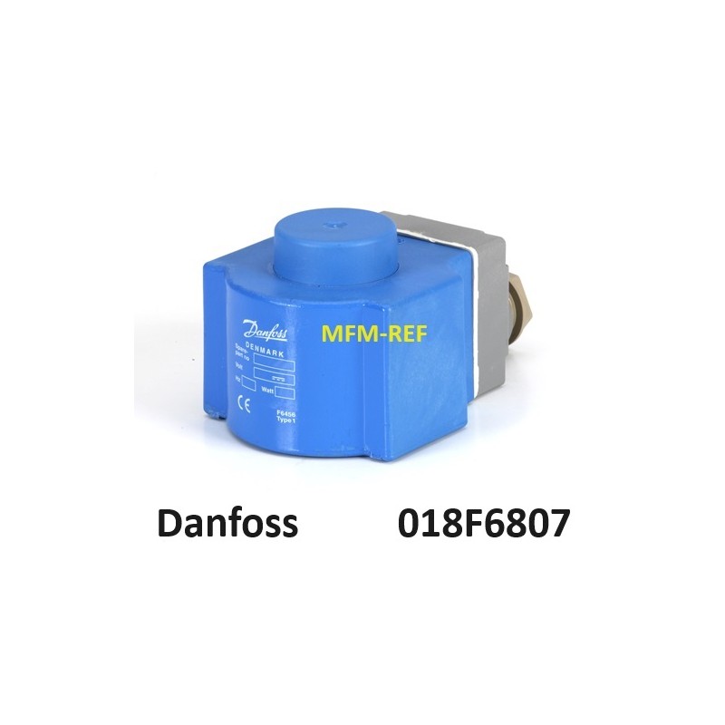 24V Bobina Danfoss para válvula de solenoide EVR con tapones 018F6807