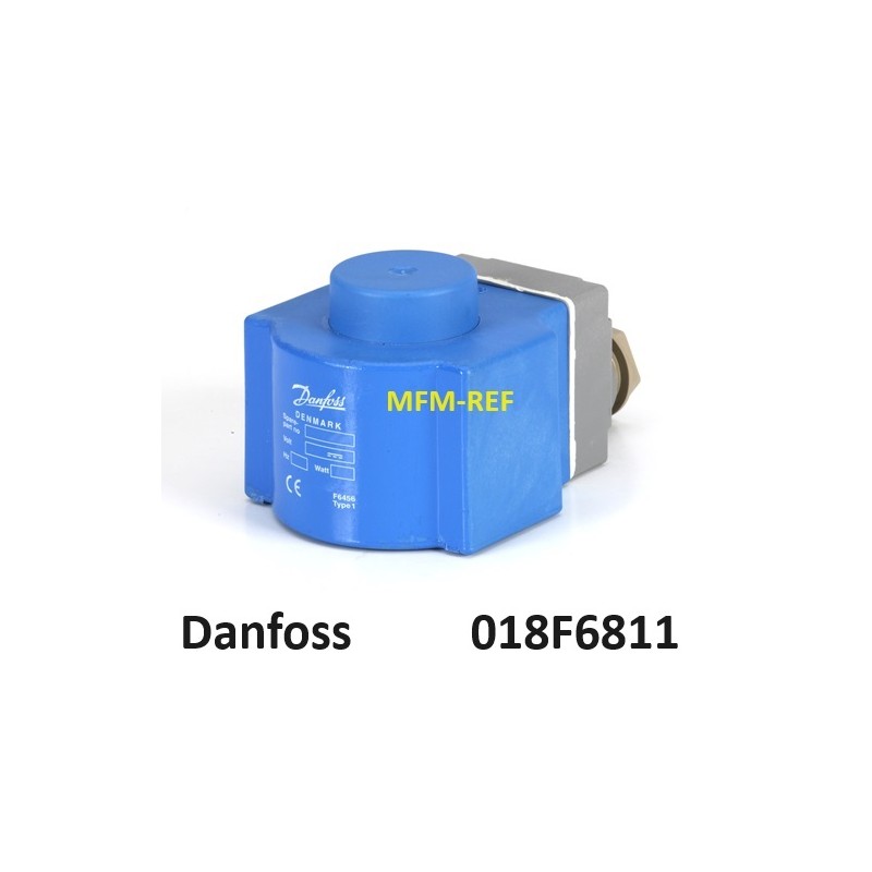 110V Bobina Danfoss válvula de solenoide con conectores DIN 018F6811