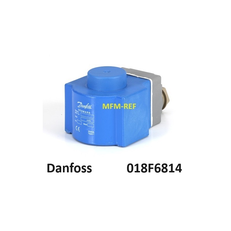 220V Bobina Danfoss válvula de solenoide EVR conectores DIN  018F6814